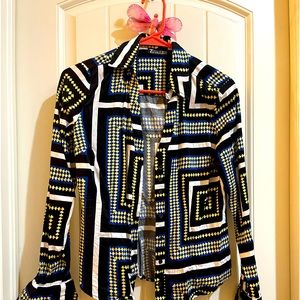 Gorgeous geometric pattern blouse